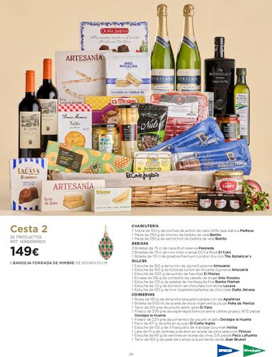 Folleto El Corte Inglés - El Corte Inglés - Cestas de Navidad del 09/10 al 25/12 - página 29