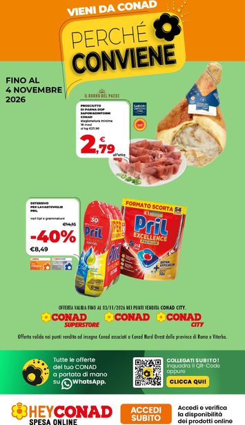 Volantino Conad City - Conad City - Perché Conviene valido dal 22/10 al 04/11 - pagina 1