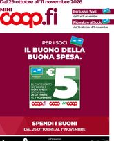 Coop Firenze - Mini valido da giovedì 29/10/2026