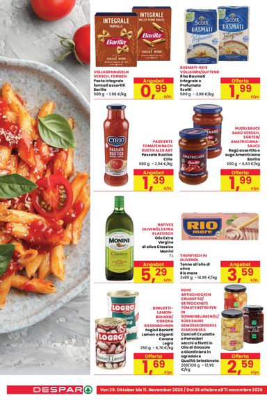Volantino Despar - Despar valido dal 29/10 al 11/11 - pagina 12