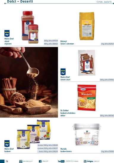 Katalog Metro - Metro - Poslovna rješenja - Trattoria vrijedi od 04.03. do 31.12. - stranica 74