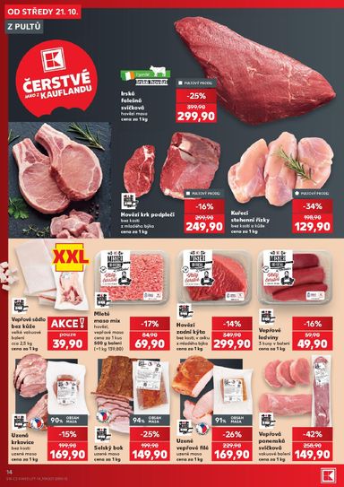 Leták Kaufland - Kaufland - Brno od 21.10. do 27.10. - strana 14