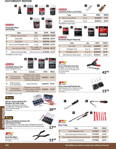 Flyer Princess Auto - Princess Auto - Auto Repair valid since 04-21 until 12-31 - page 68