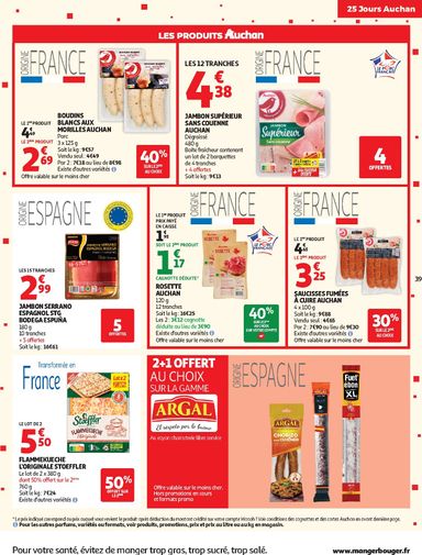 Catalogue Auchan - Auchan - 25 jours 2 hypers - Hypermarché valable dès le 03/11 au 08/11 - page 39