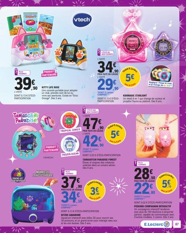 Catalogue E.Leclerc - E.Leclerc - Jouets de Noël valable dès le 20/10 au 05/12 - page 87