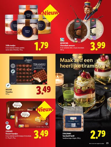 Folder Lidl - Lidl - Deluxe van 28-10 tot 01-01 - side 23