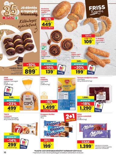 Akciós újság Spar - SPAR érvényes 10.22.-tól 10.28.-ig - 10 oldal