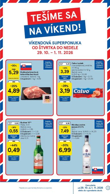 Leták Tesco - Tesco supermarket od 28.10. do 03.11. - strana 3