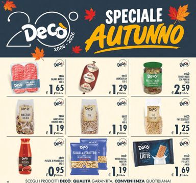 Volantino Decò - Decò - Supermercati/Maxistore Lipari valido dal 23/10 al 02/11 - pagina 10