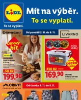 Lidl - Spotřební zboží platný od pondělí 02.11.2026