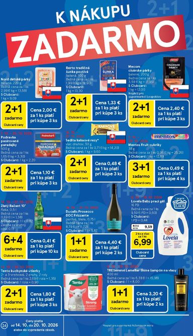 Leták Tesco - Tesco supermarket od 14.10. do 20.10. - strana 24