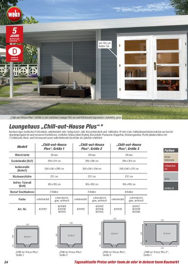 Prospekt toom - Toom - Gartenhäuser & Carports gültig ab 01.03. bis 31.12. - seite 24