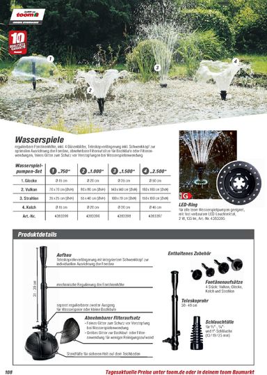 Prospekt toom - Toom - Gartenpflege & Teich gültig ab 01.03. bis 31.12. - seite 108
