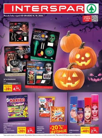 Katalog INTERSPAR - Interspar - Spremni za noć vještica vrijedi od 14.10. do 27.10. - stranica 1