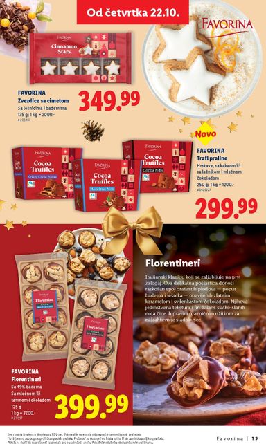 Katalog Lidl - Lidl - Favorina od 22.10 do 31.12 - strana 19