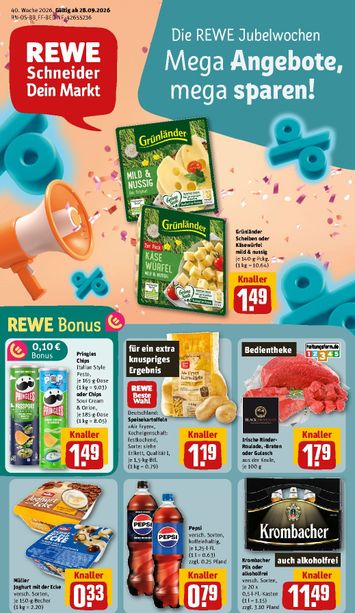 Prospekt REWE - Rewe gültig ab 28.09. bis 04.10. - seite 1