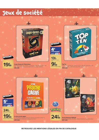 Catalogue Carrefour Market - Carrefour Market - Prêt à jouer avec nous? valable dès le 16/10 au 24/12 - page 50