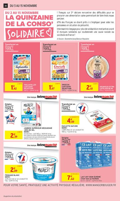 Catalogue Intermarché - Intermarché valable dès le 03/11 au 15/11 - page 30