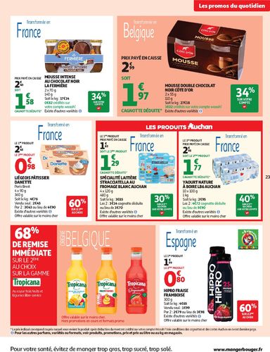 Catalogue Auchan - Auchan - Café, automne hypers valable dès le 06/10 au 18/10 - page 23