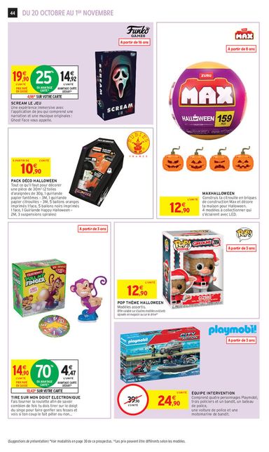 Catalogue Intermarché - Intermarché Hyper valable dès le 20/10 au 01/11 - page 44