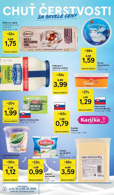 Leták Tesco - Tesco od 14.10. do 20.10. - strana 6