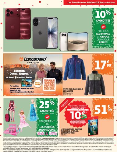 Catalogue Auchan - Auchan - 25 jours 2 hypers - Hypermarché valable dès le 03/11 au 08/11 - page 5