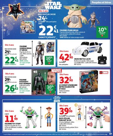 Folder Auchan - Auchan - Jouets de Noël van 16/10 tot 06/12 - side 67