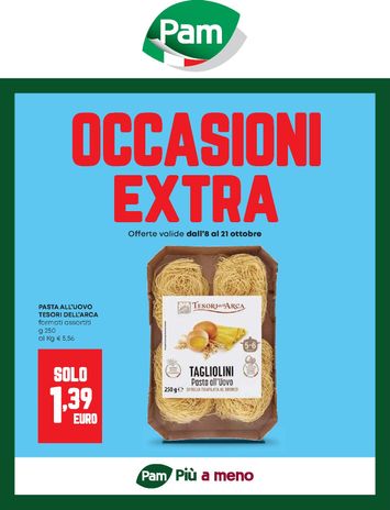 Volantino Pam - Pam - Occasioni Extra valido dal 08/10 al 21/10 - pagina 1