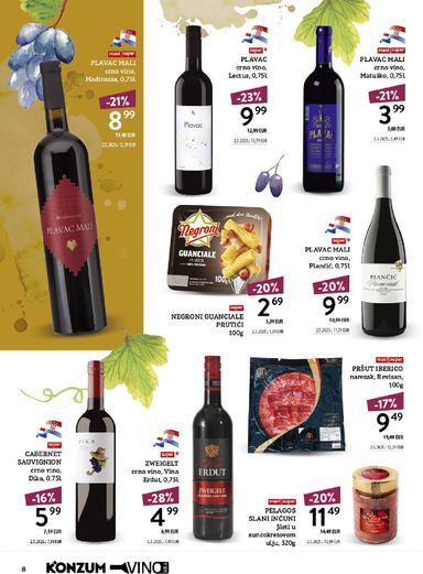 Katalog Konzum - Konzum - Vinoteka vrijedi od 12.10. do 25.10. - stranica 8