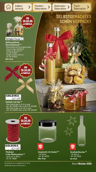 Prospekt METRO - Metro - Weihnachten gültig ab 01.10. bis 31.10. - seite 158
