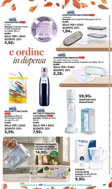 Volantino Ipercoop - Ipercoop - Casa d'Autunno valido dal 08/10 al 04/11 - pagina 27