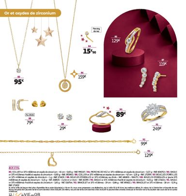Catalogue Auchan - Auchan - Bijoux pour les fêtes valable dès le 20/10 au 31/12 - page 12