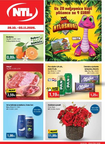Katalog NTL - NTL - Sjever i Istok vrijedi od 28.10. do 03.11. - stranica 1