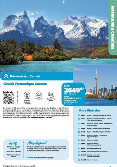 Catalogue Carrefour Market - Carrefour Market - Voyages valable dès le 22/01 au 31/12 - page 35