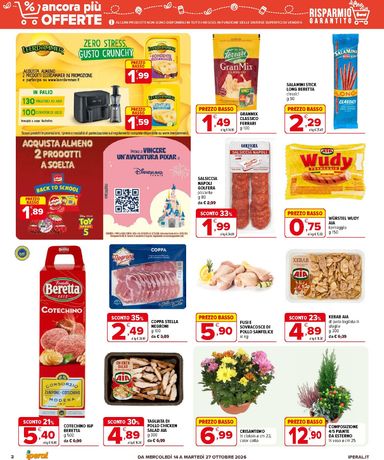 Volantino Iperal - Iperal - Ancora più offerte valido dal 14/10 al 27/10 - pagina 2