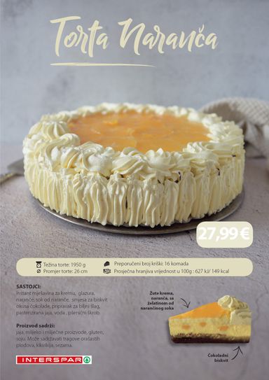 Katalog SPAR - SPAR - Torte vrijedi od 19.01. do 31.12. - stranica 5