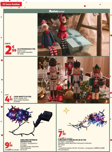 Catalogue Auchan - Auchan - 25 jours valable dès le 27/10 au 01/11 - page 56