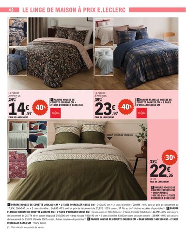 Catalogue E.Leclerc - E.Leclerc - Nos promos du moment valable dès le 13/10 au 24/10 - page 42