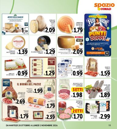 Volantino Spazio Conad - Spazio Conad - Super Formati Super Prezzi valido dal 20/10 al 02/11 - pagina 11