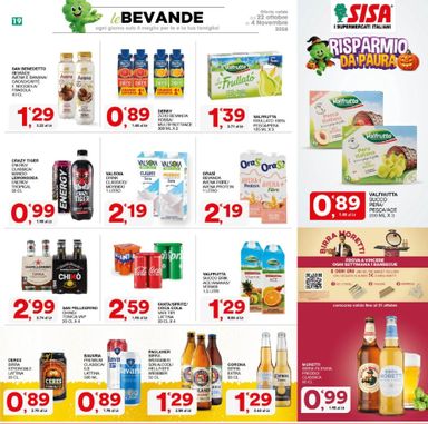 Volantino Sisa - Sisa valido dal 22/10 al 04/11 - pagina 19