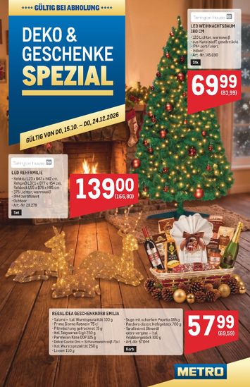 METRO-Flugblatt - Metro - Weihnachtsdeko gültig ab 15.10. bis 24.12. - seite 1