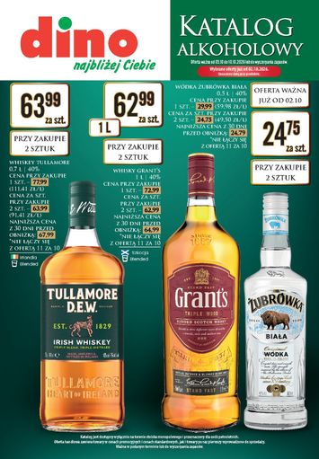 Gazetka Dino - Dino - Katalog alkoholowy od 05.10. do 10.10. - strona 1