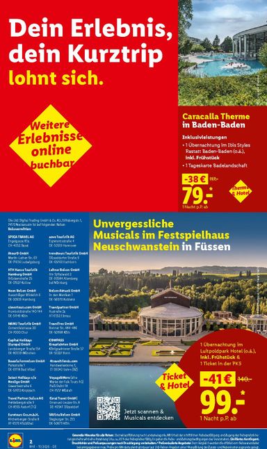 Prospekt Lidl - Lidl - Reise-Highlights gültig ab 28.10. bis 30.11. - seite 2