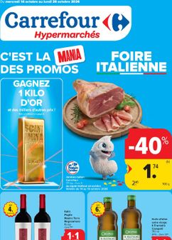 Carrefour folder van woensdag 14/10