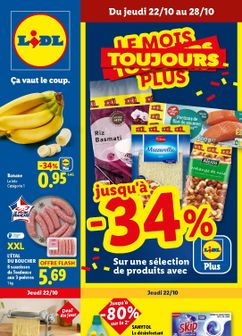 Catalogue Lidl de de jeudi 22/10
