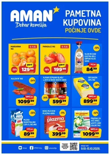 Katalog Aman - Aman od 09.10 do 15.10 - strana 1
