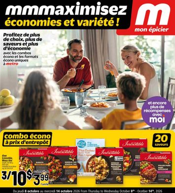 Flyer Metro - Metro - Mmmaximisez (QC) valid since 10-08 until 10-14 - page 1