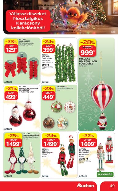 Akciós újság Auchan - Auchan Hipermarket érvényes 10.22.-tól 11.25.-ig - 49 oldal