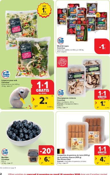 Folder Carrefour Market - Carrefour Market van 04/11 tot 10/11 - side 2