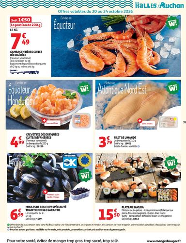 Catalogue Auchan - Auchan valable dès le 20/10 au 25/10 - page 35